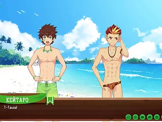 Game&colon; Friends Camp path 2&comma; part 8 - Taiga's blue swimming undershorts &lpar;russian voiceover&rpar;